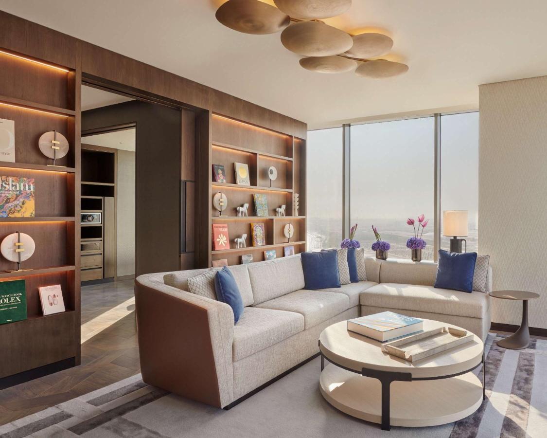 Grand Hyatt Kuwait Hotel Kuwait City Exterior foto A living room at the Ritz-Carlton, DIFC